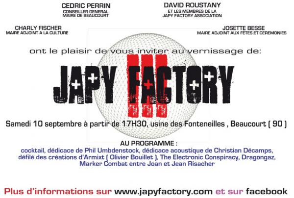 Japy Factory 2011: Invitation