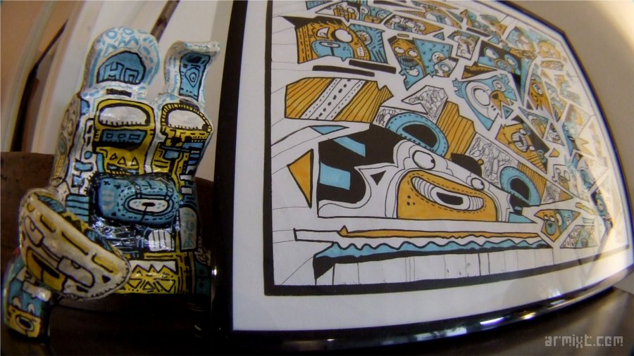 "De l'art en petits morceaux" | Aurel Street artist, Oloron (64)