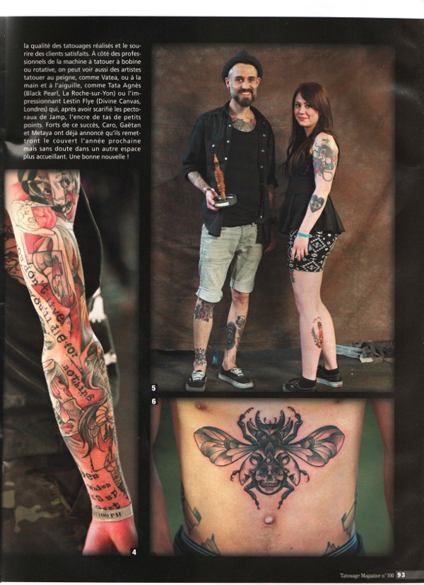 Tatouage magazine - septembre octobre 2014 - convention tattoo pau