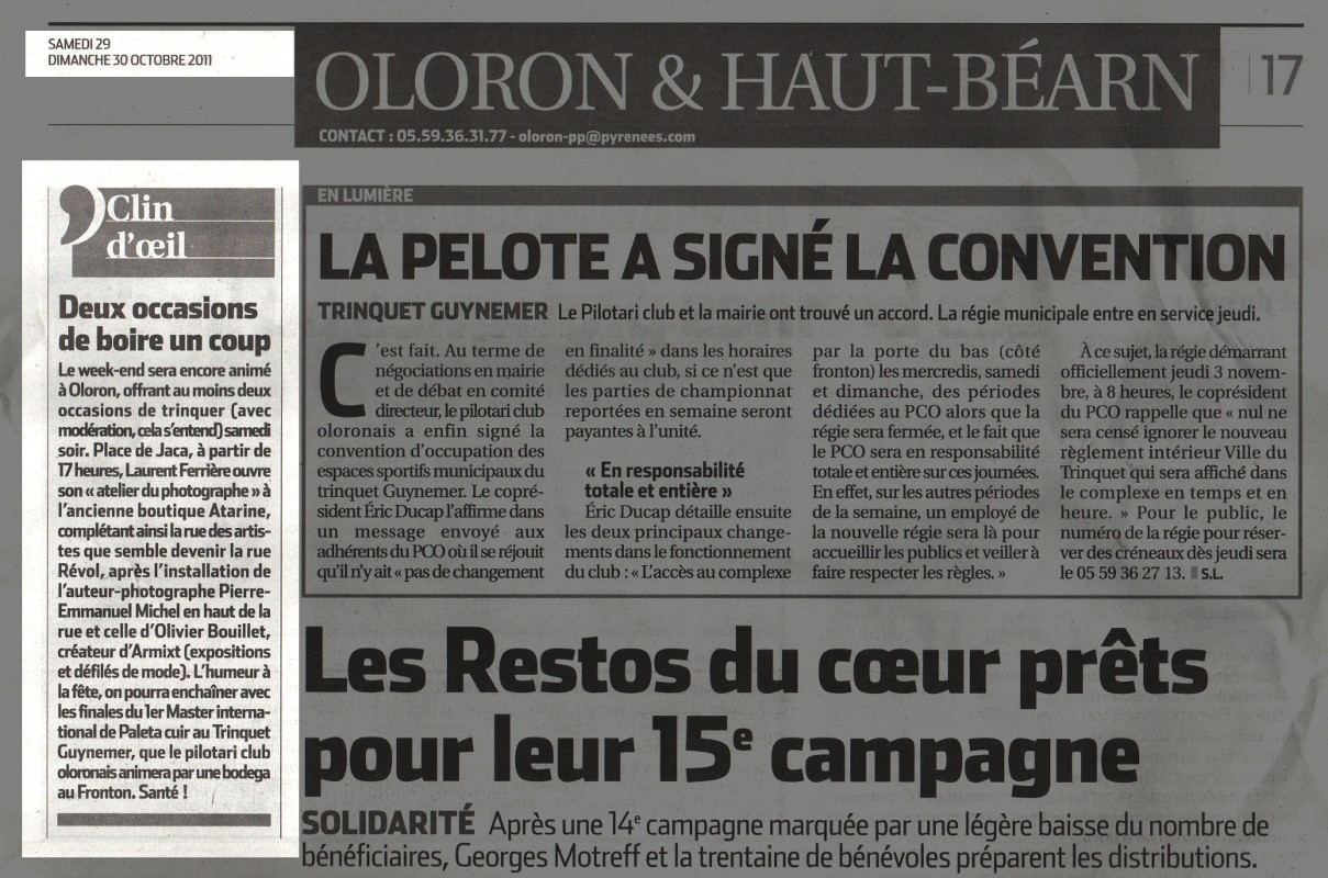 La République des Pyrénées | 29 octobre 2011