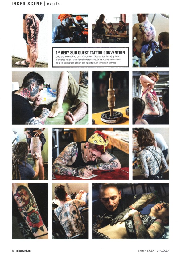 Parution Inked et Tatouage Magazine