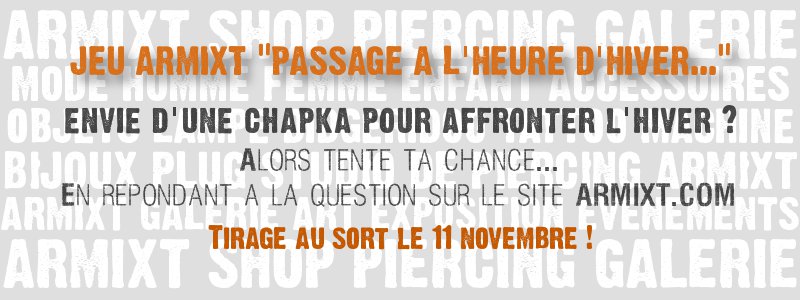 Jeu Armixt « Passage à l’heure d’hiver… »