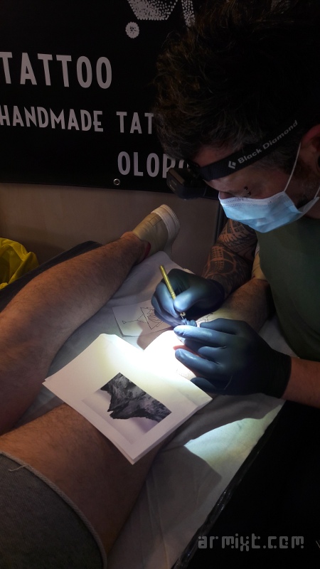 Handpoke tattoo?